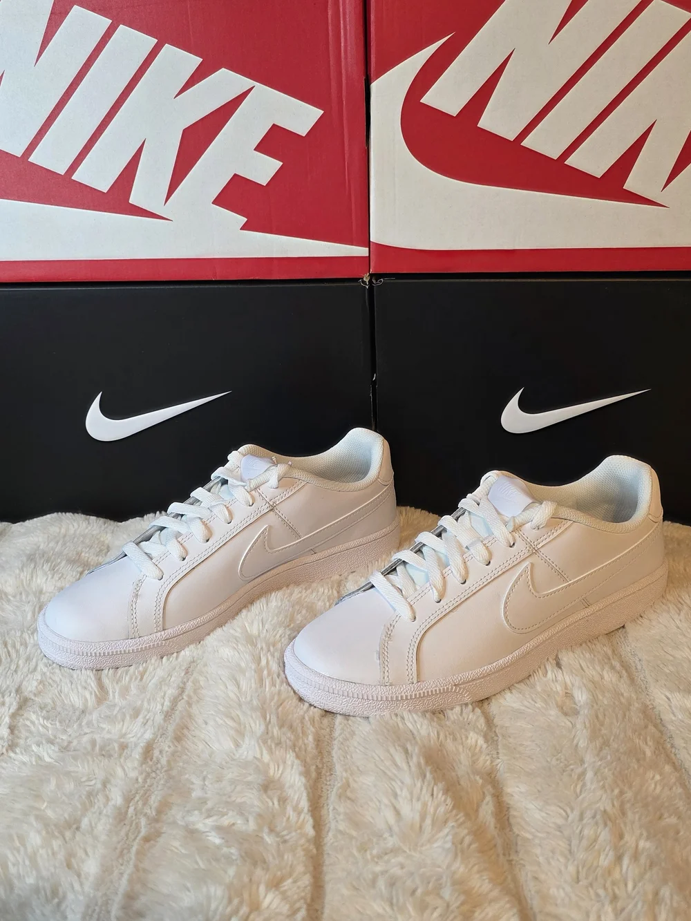 Nike All-White Low Top Sneakers